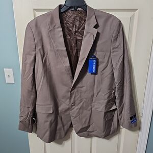 Nautica Men’s Modern-Fit Active Stretch Suit Jacket Blazer‎ Taupe/Brown 50R NEW